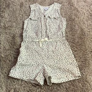 Old navy black cheeta print romper